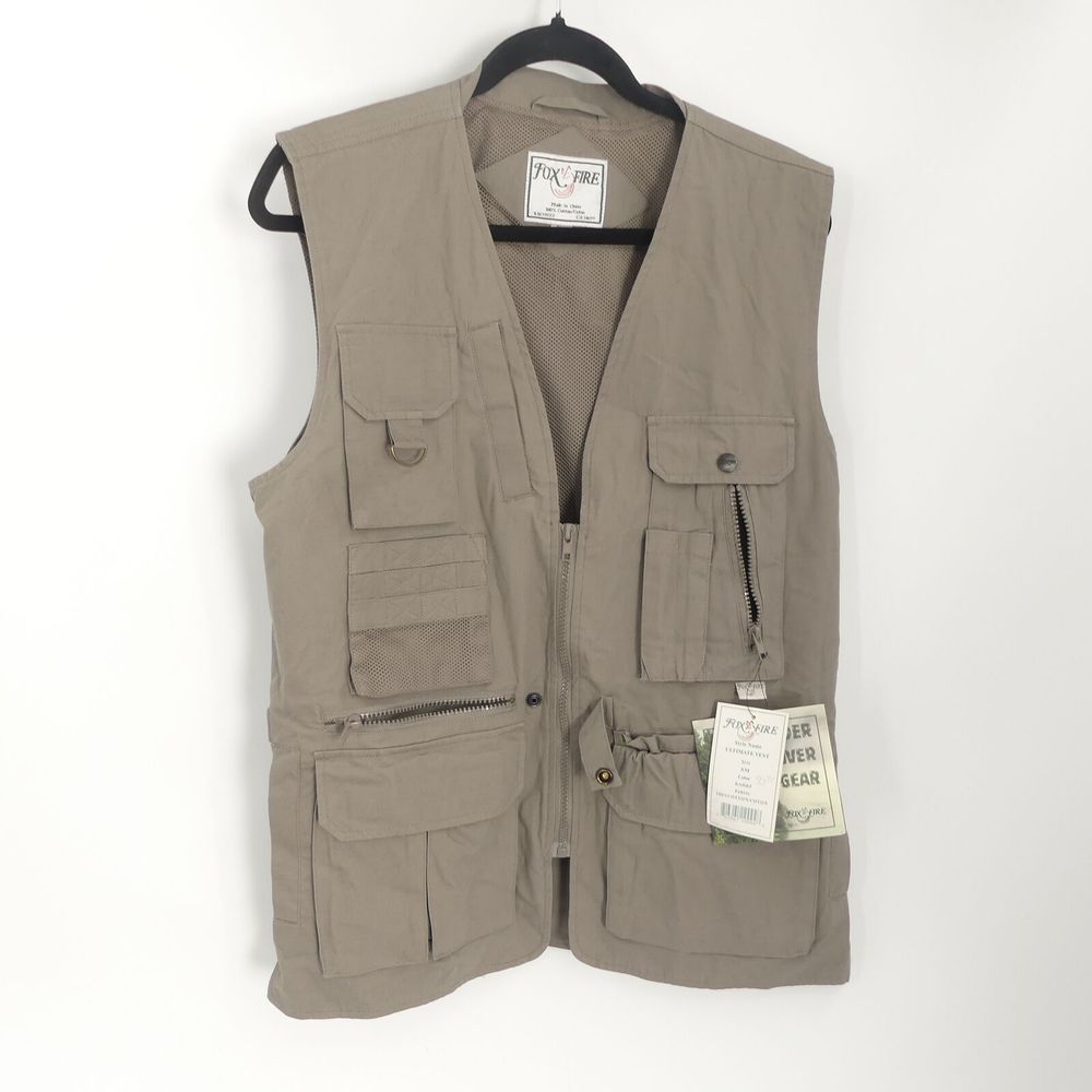 NWT Foxfire Thunder River Gear Ultimate Safari‎ Hunting Photography Vest Small